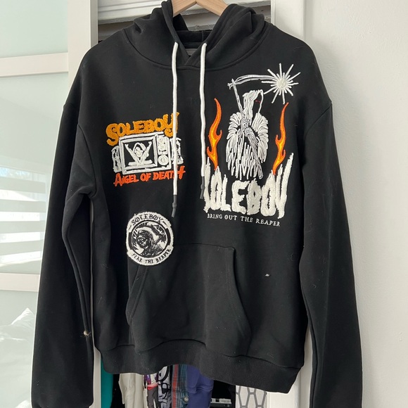 soleboy Jackets & Coats Soleboy Grim Reaper Sweater Poshmark